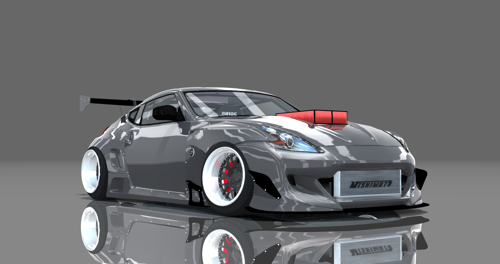 DTP Nissan 370Z Pandem, skin darkgraymetallic