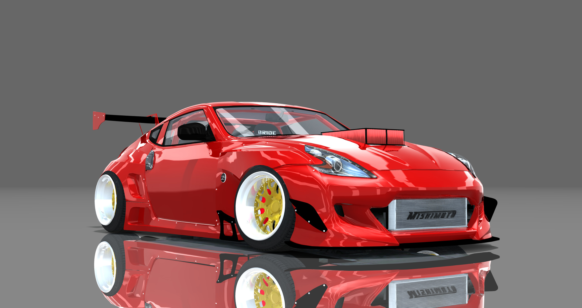 DTP Nissan 370Z Pandem, skin darkred