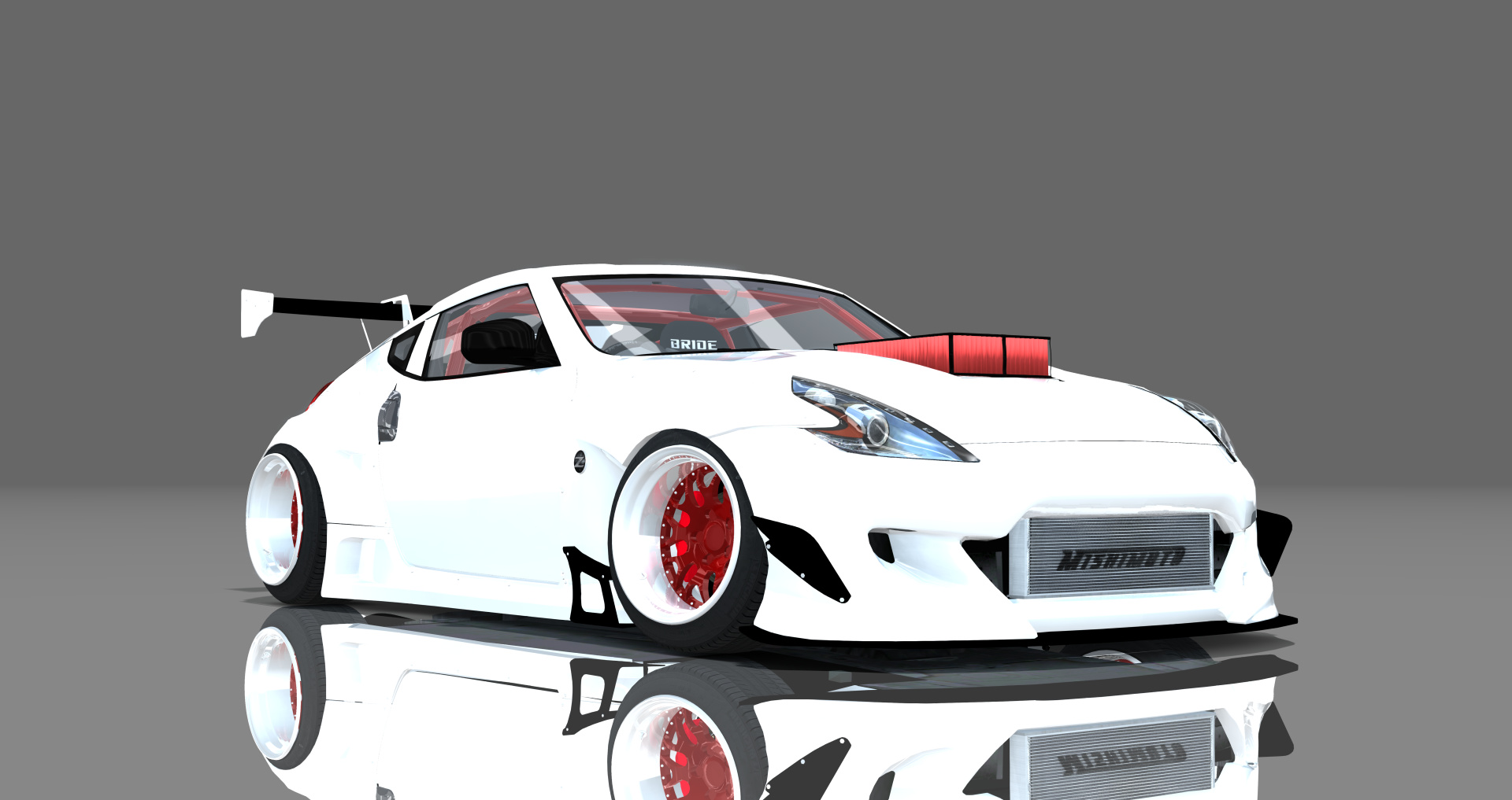 DTP Nissan 370Z Pandem, skin white