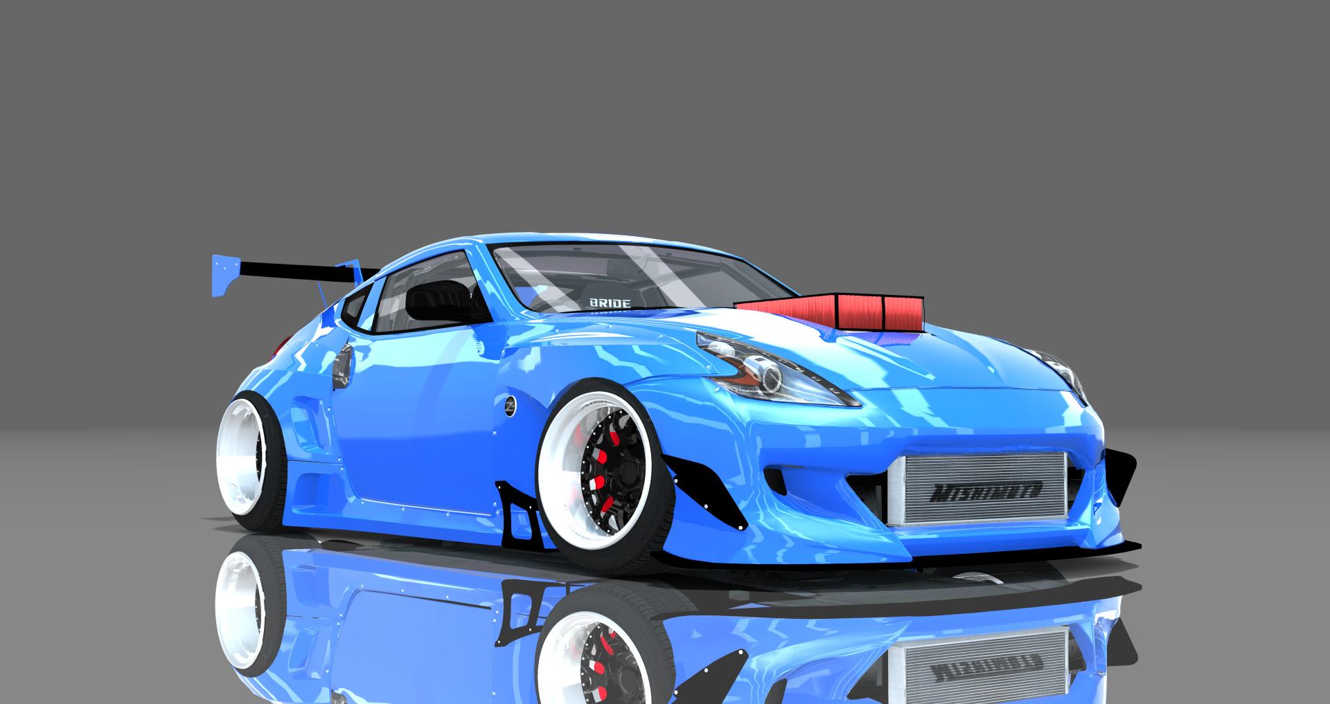 DTP Nissan 370Z Pandem, skin wrbluepearl