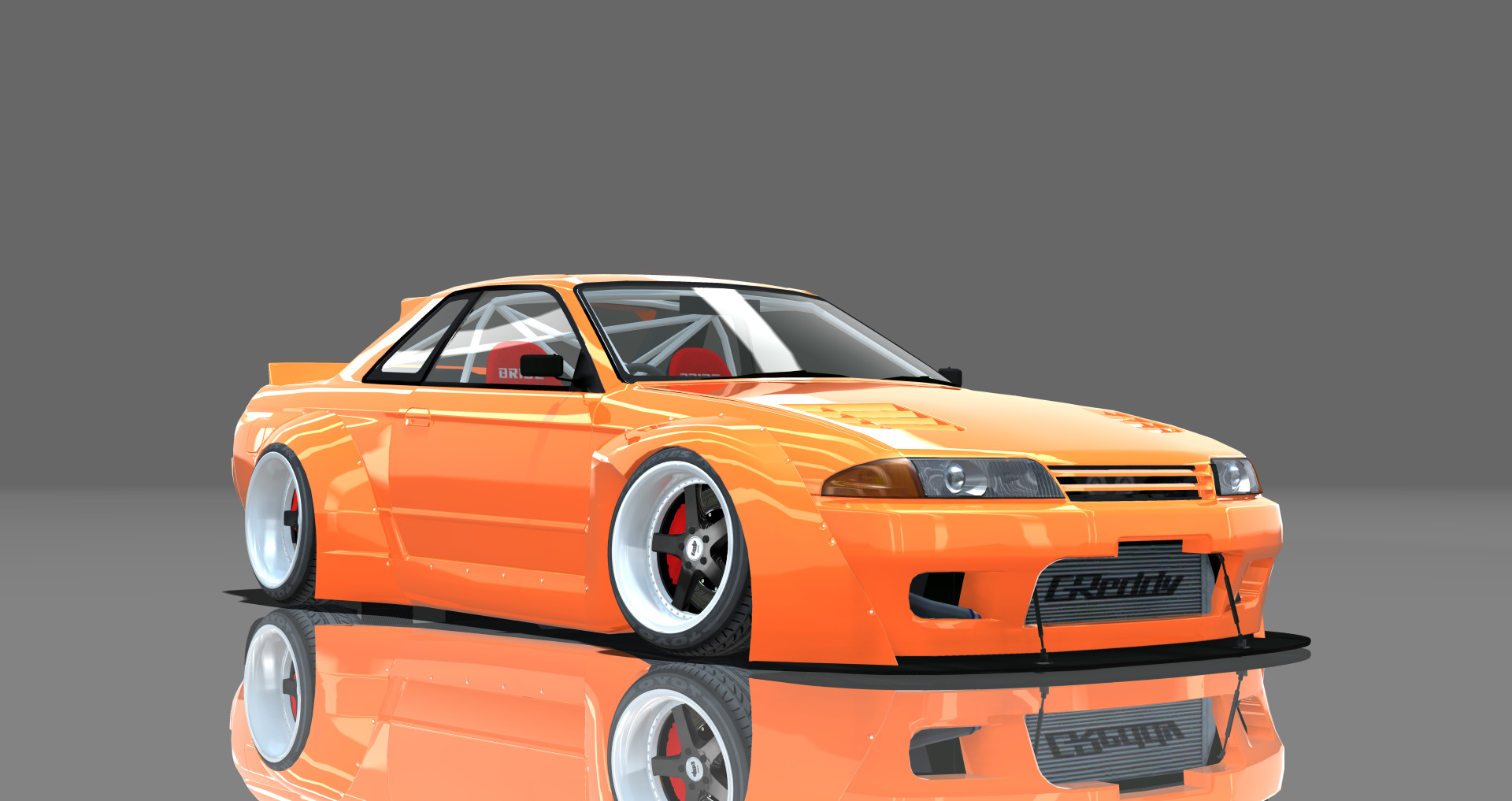 DTP Nissan R32GTRB, skin mclarenorange