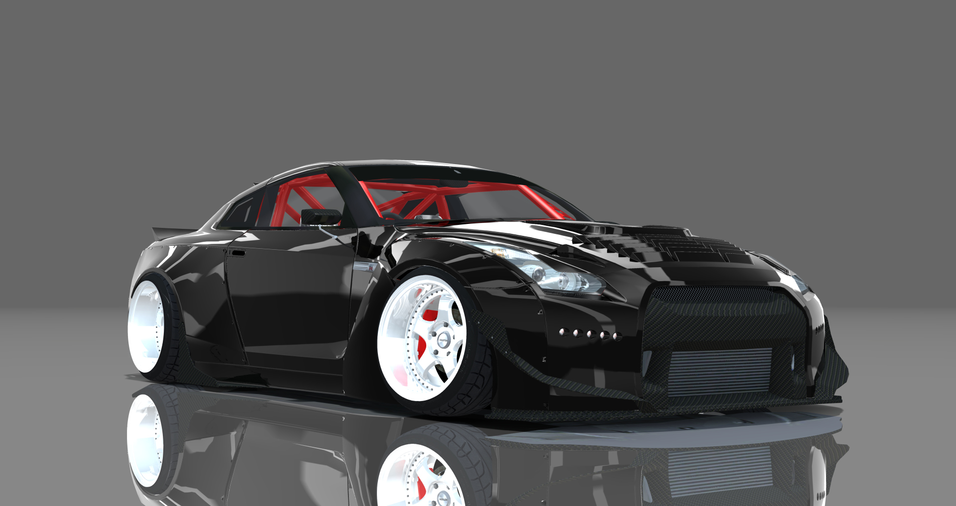 DTP Nissan R35GTRB, skin black