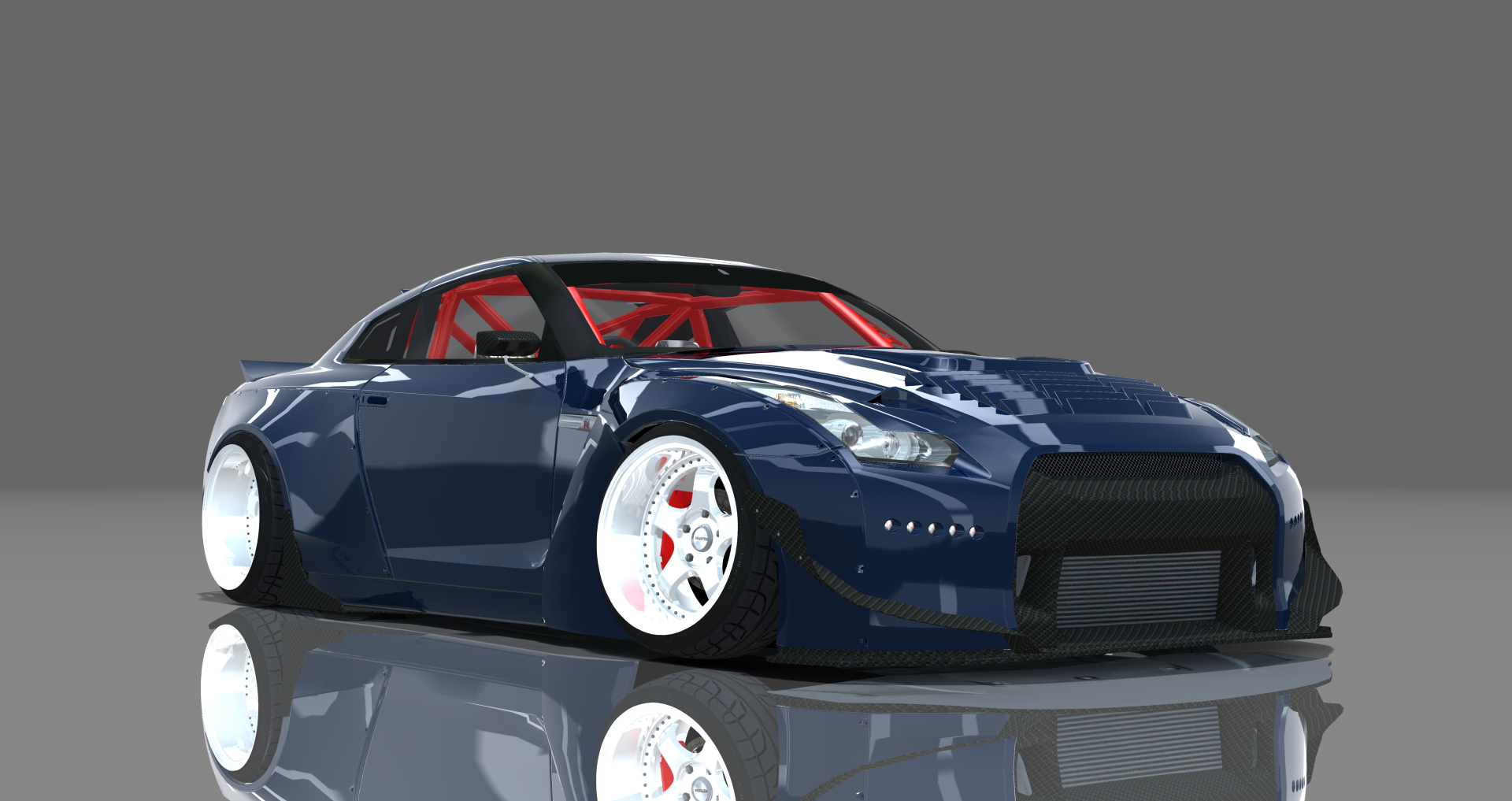 DTP Nissan R35GTRB, skin darkblue