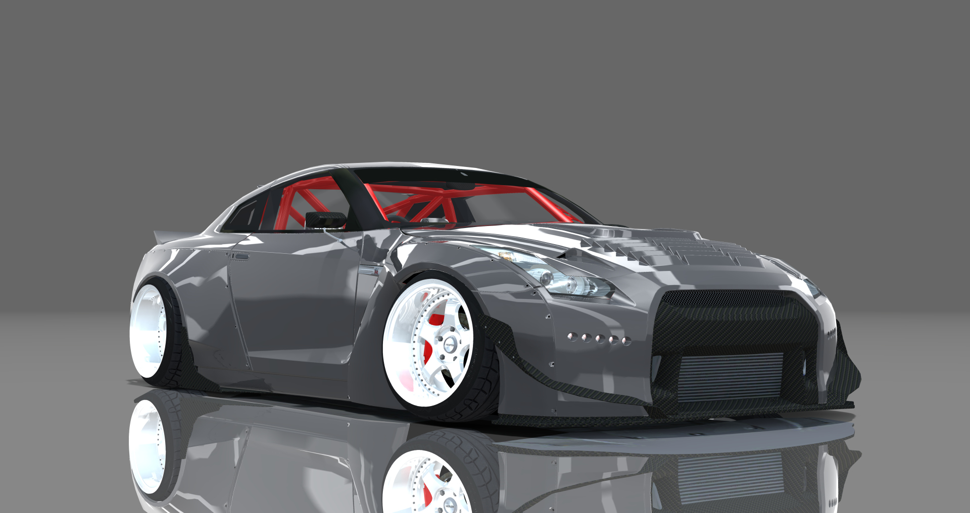 DTP Nissan R35GTRB, skin darkgraymetallic