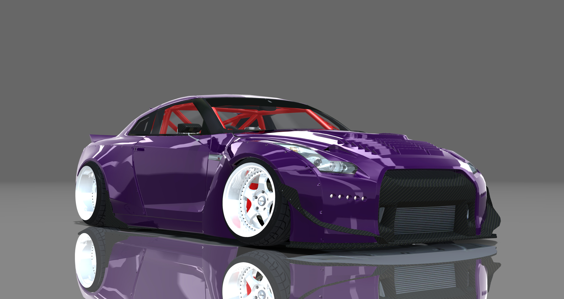 DTP Nissan R35GTRB, skin darkpurple