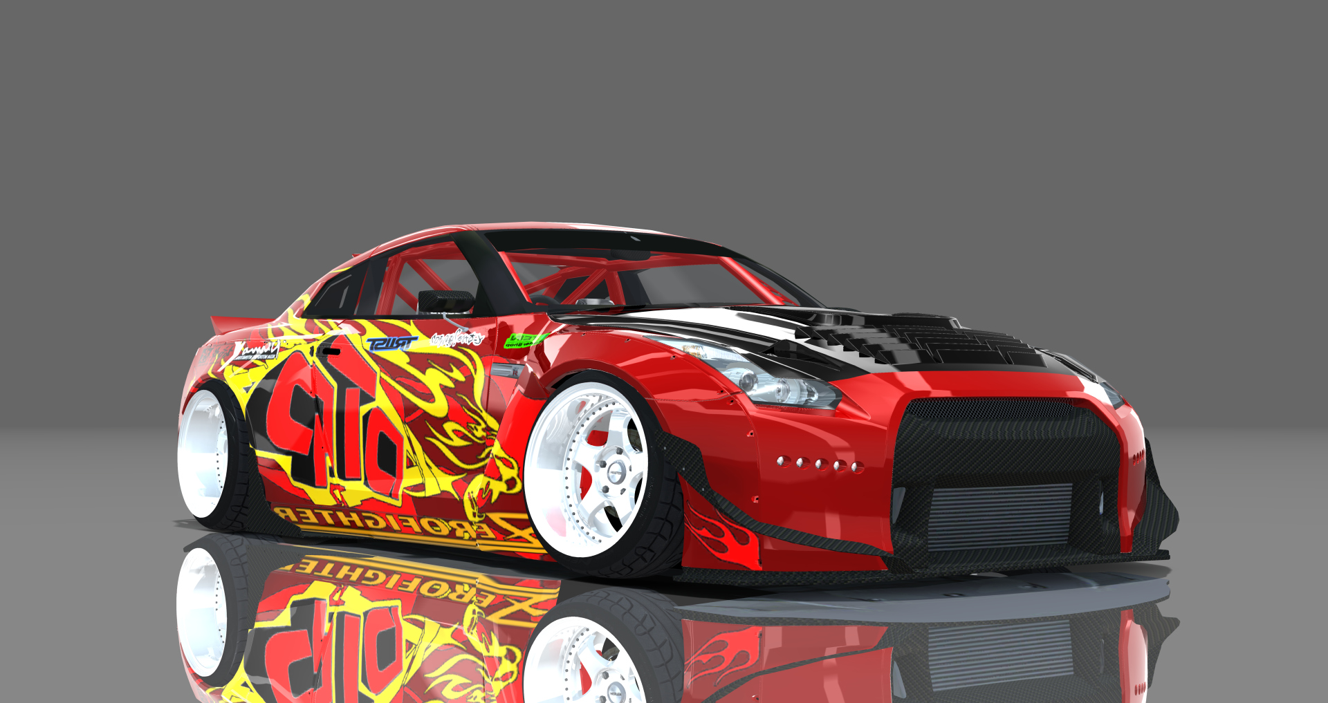 DTP Nissan R35GTRB, skin dtp_red