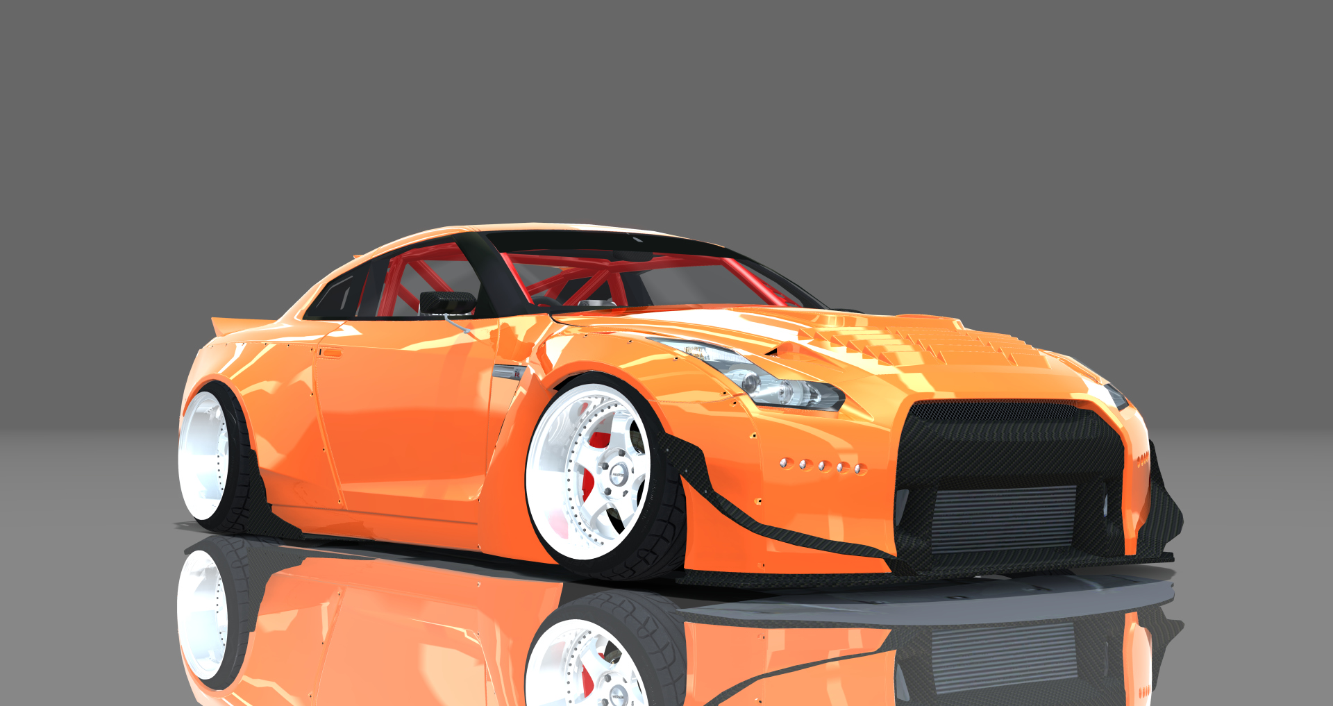 DTP Nissan R35GTRB, skin mclarenorange