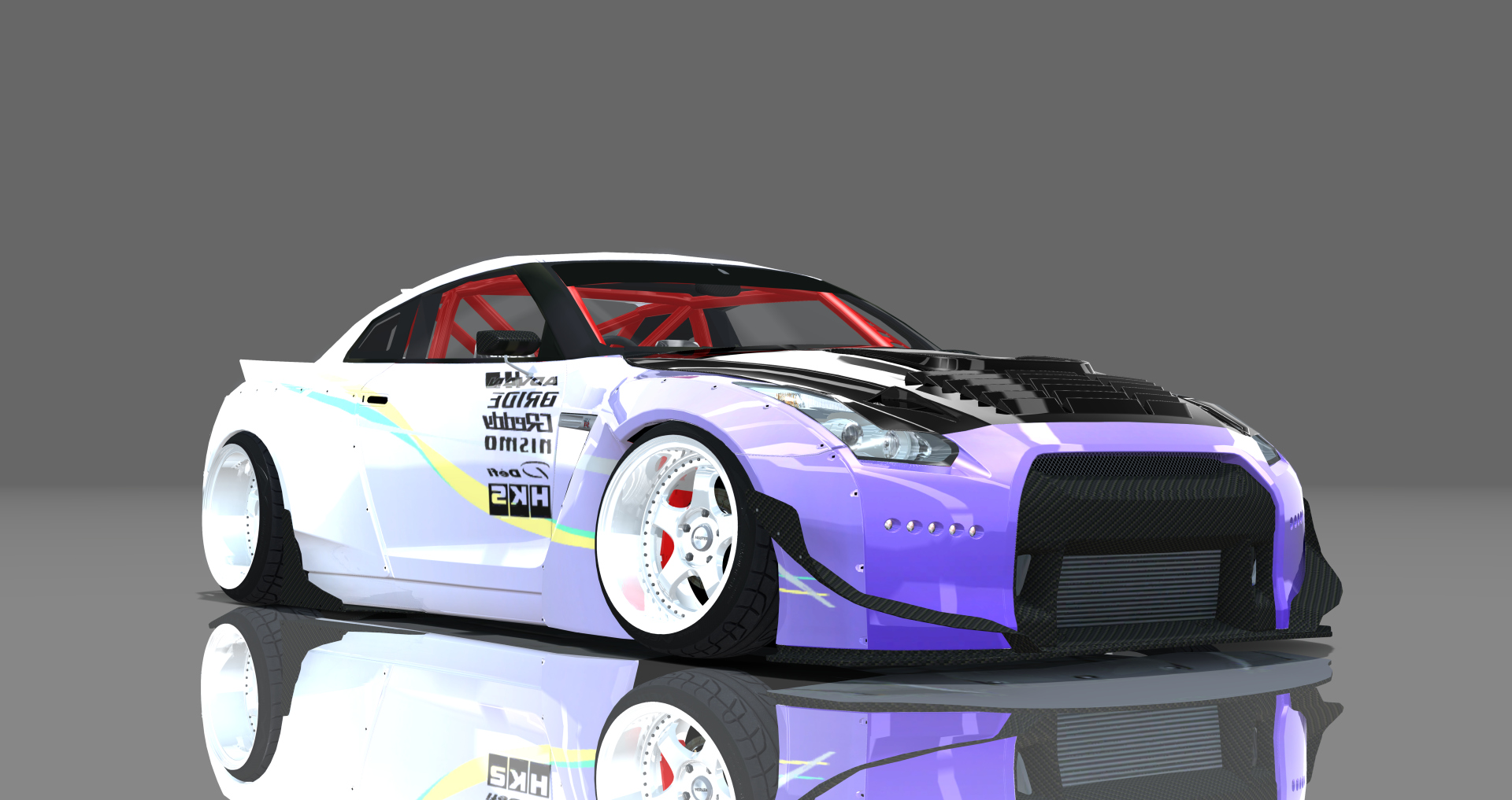 DTP Nissan R35GTRB, skin purple_dream