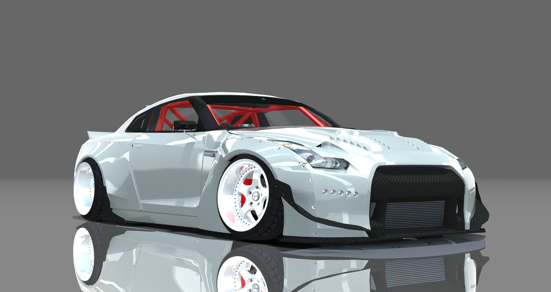 DTP Nissan R35GTRB, skin silver