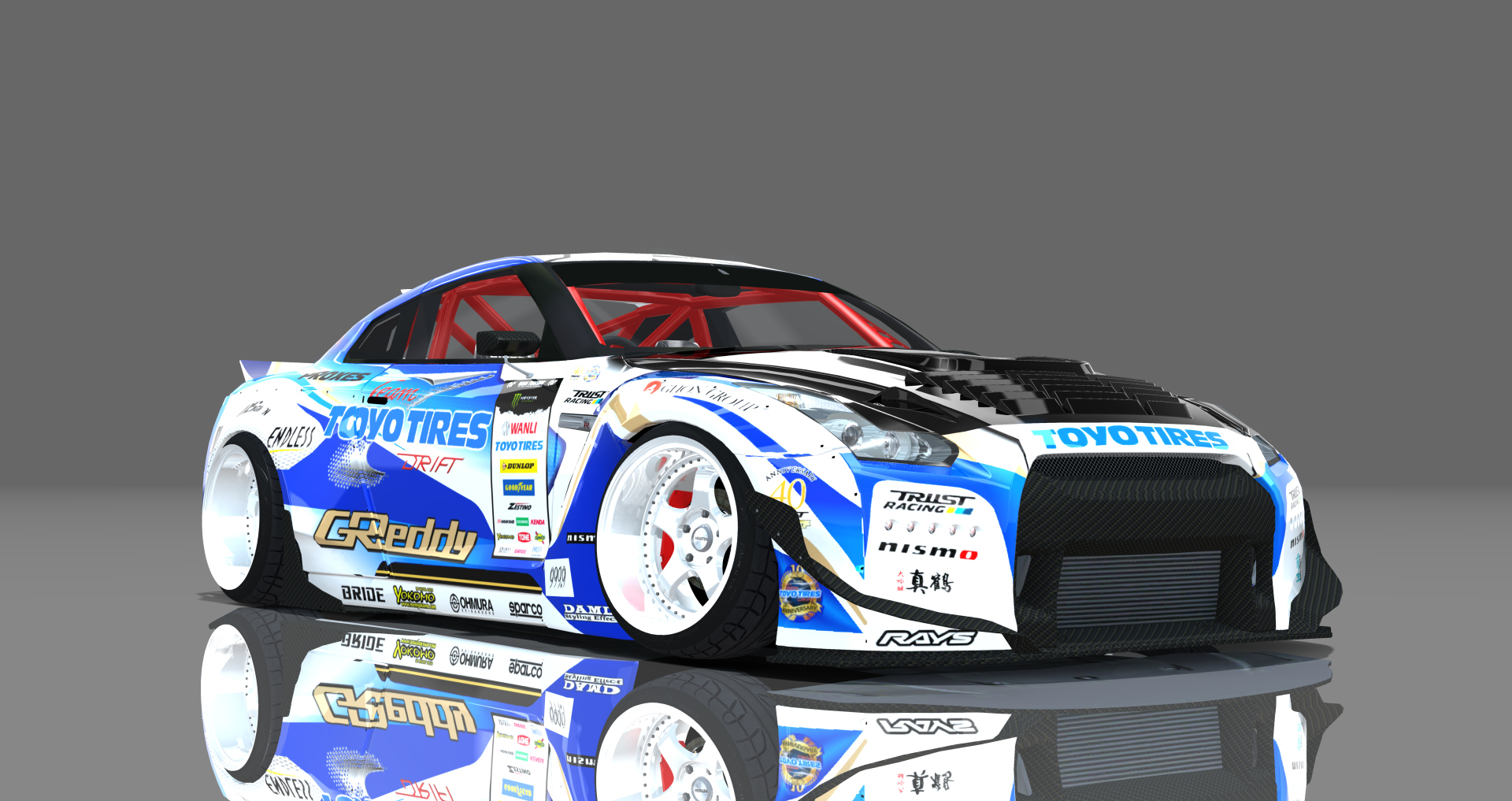 DTP Nissan R35GTRB, skin toyo