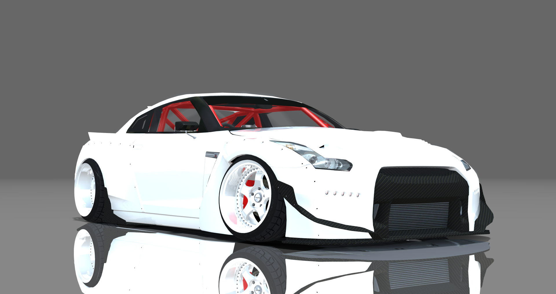 DTP Nissan R35GTRB, skin white