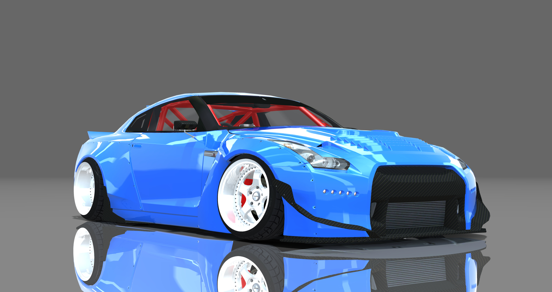 DTP Nissan R35GTRB, skin wrbluepearl