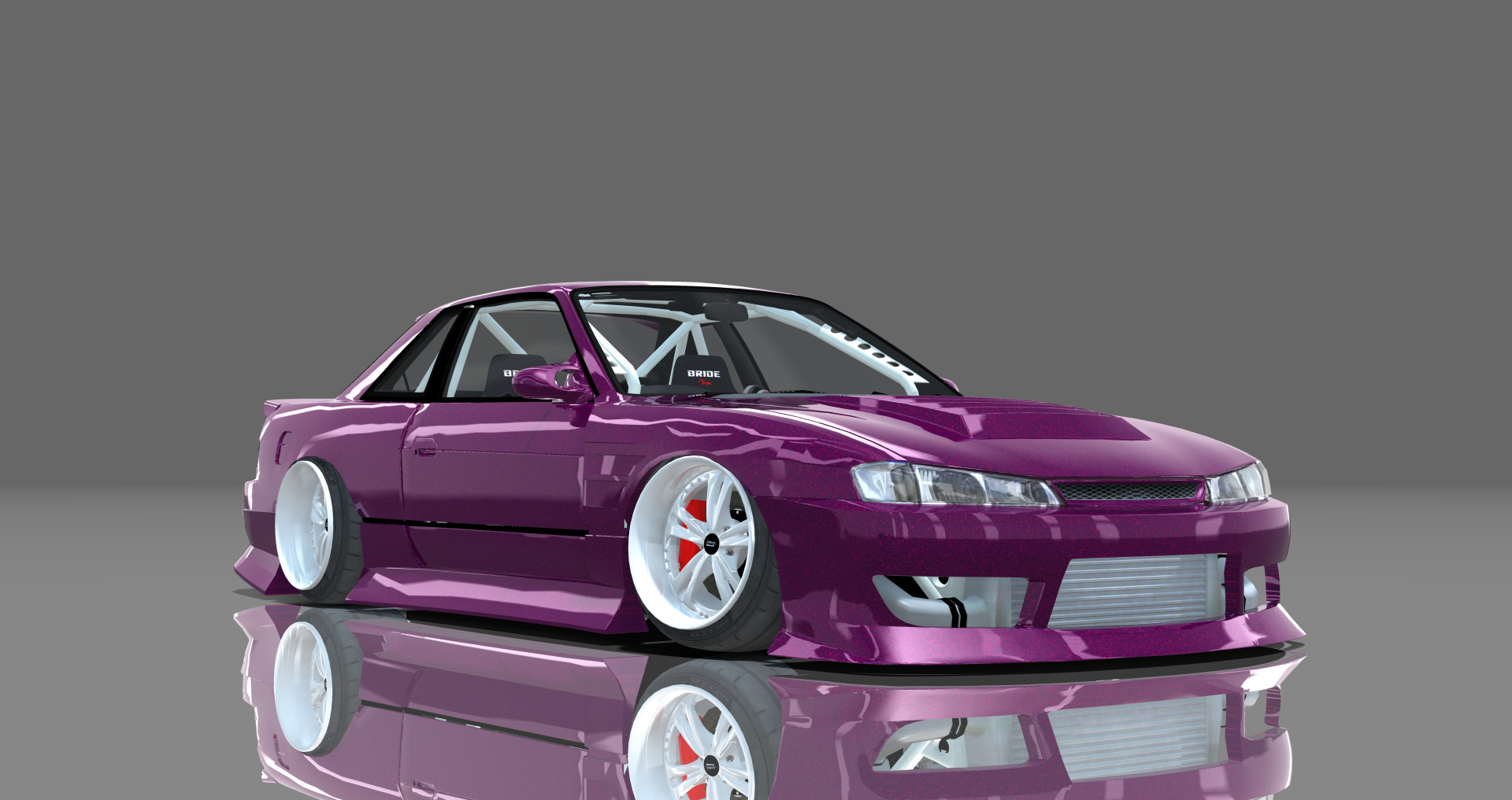 DTP Nissan Silvia S13.4, skin candy_purple