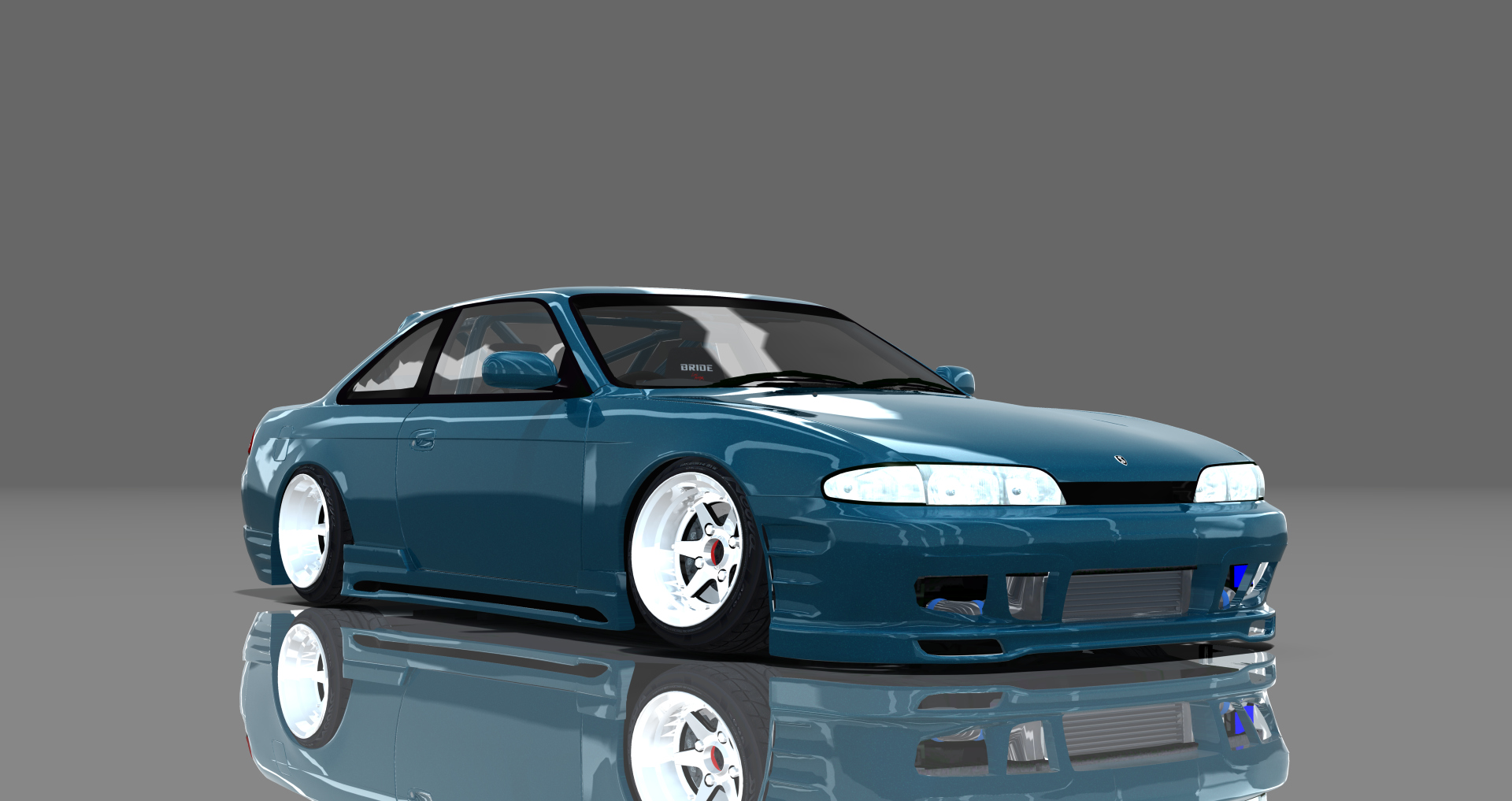 DTP Nissan Silvia S14 Zenki 326, skin candy_blue_ocean