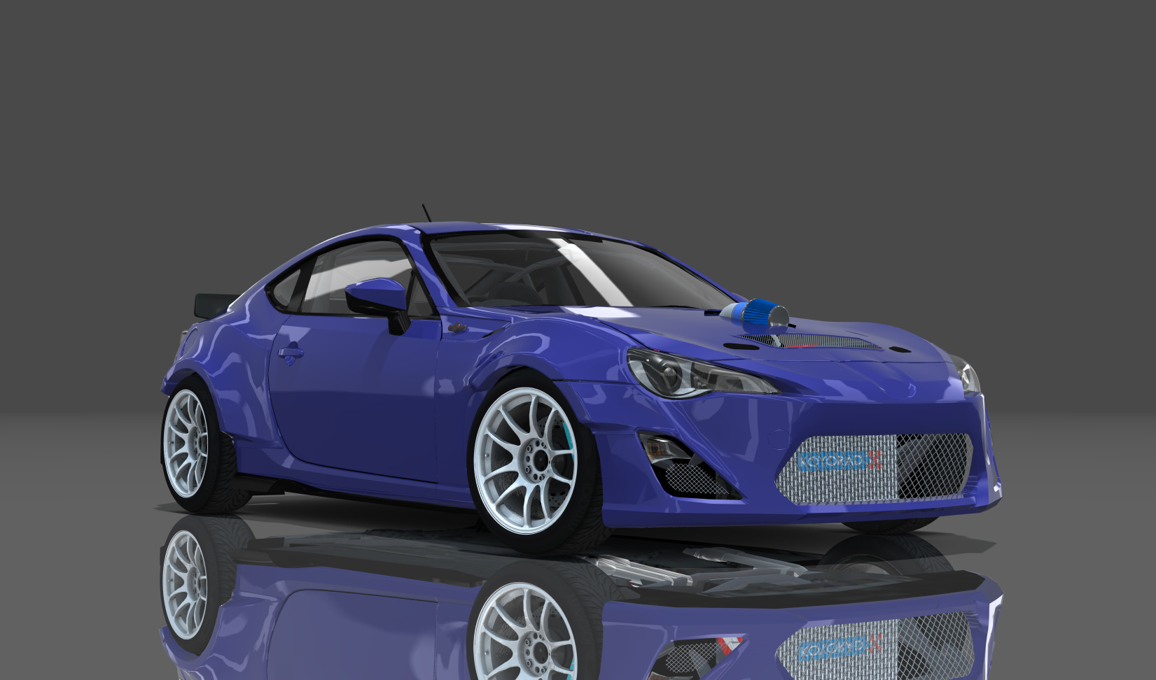 DTP Toyota GT86 V8, skin galaxybluepearl