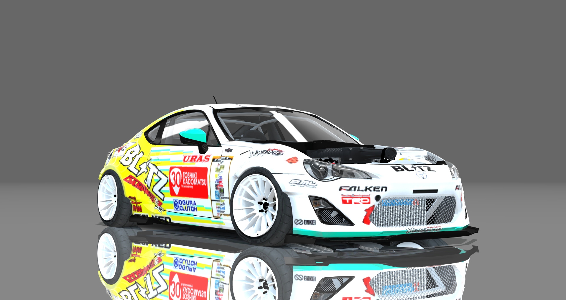 DTP Toyota GT86 V8 No Hood, skin kennomura