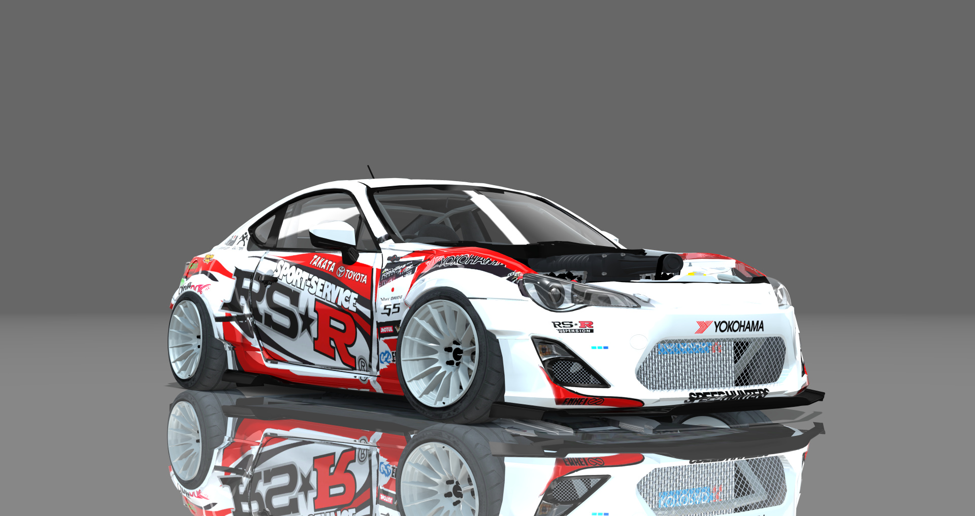 DTP Toyota GT86 V8 No Hood, skin rsr