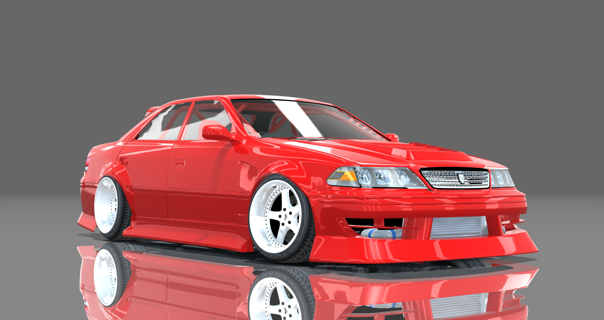 DTP Toyota JZX100 Mark2, skin red