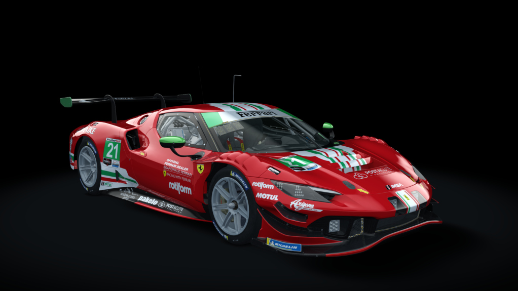 EW GT3 - FERRARI 296, skin 2023_IMSA_21_AFCorse