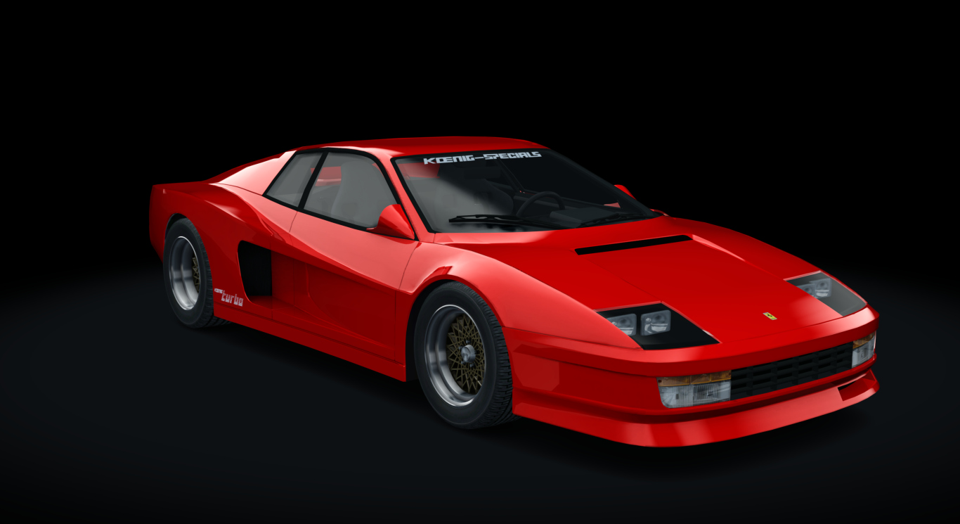 Ferrari Testarossa Tuned, skin 05_rosso_corsa_nero