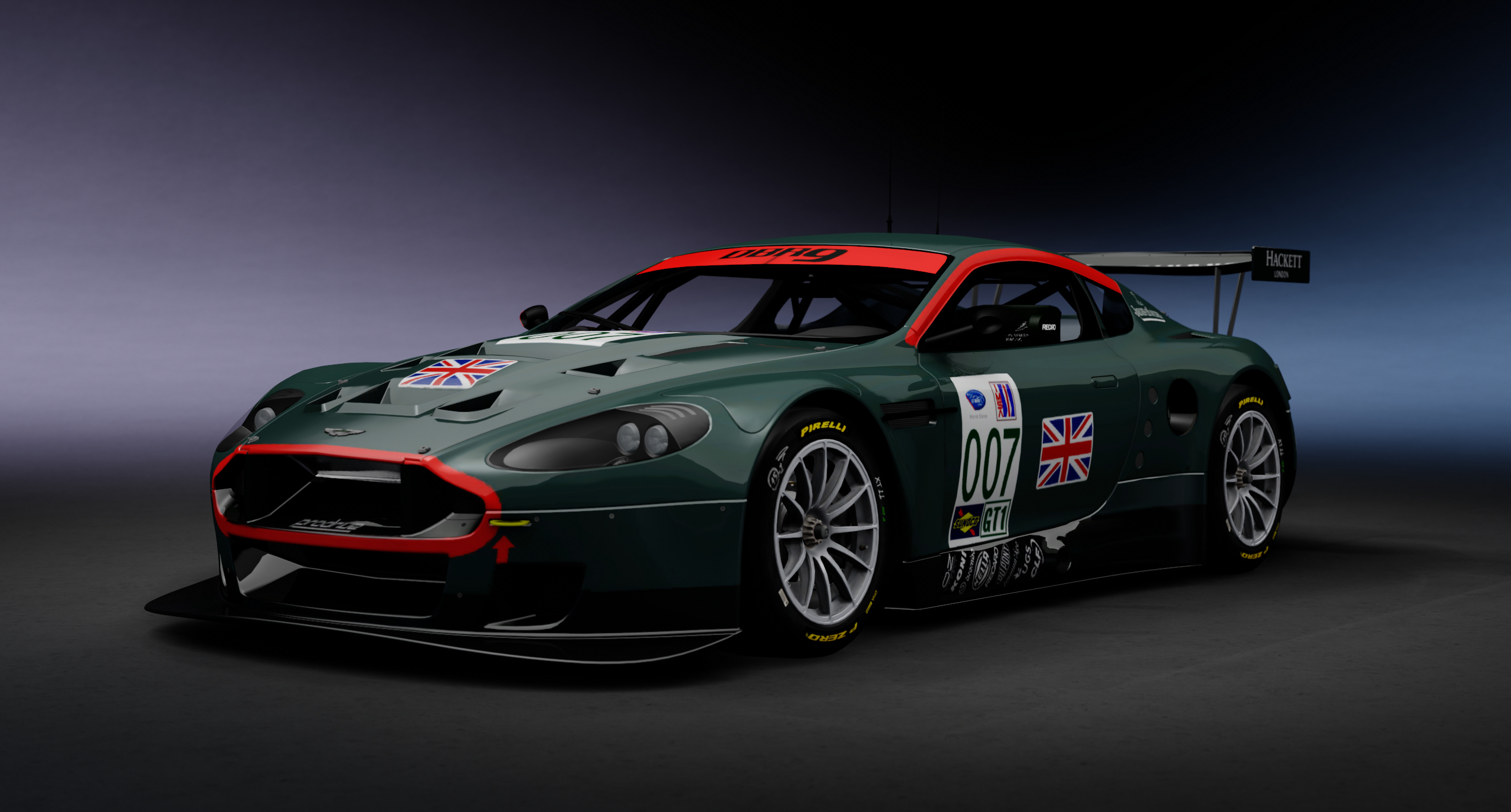 Aston Martin DBR9, skin Green