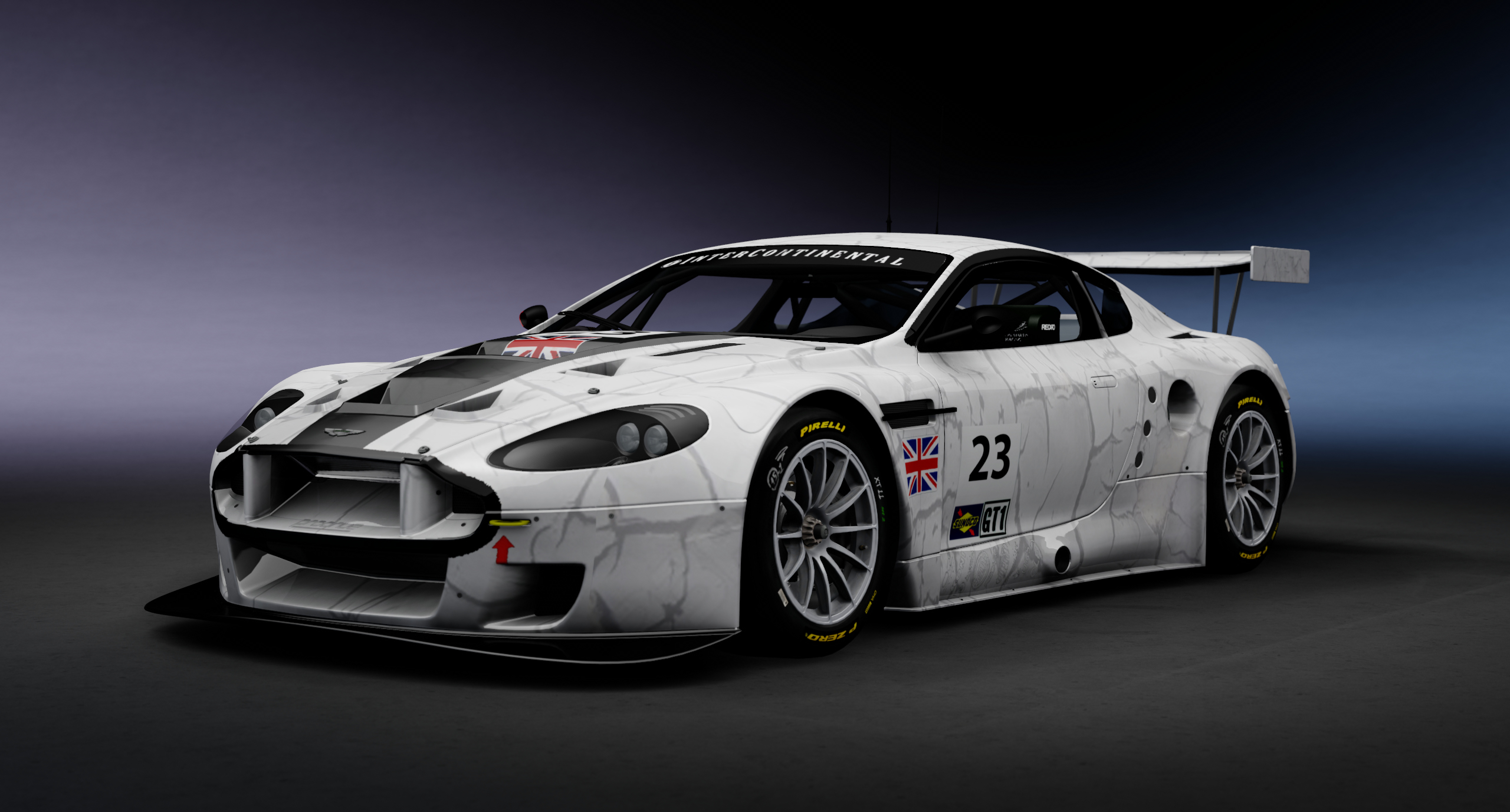 Aston Martin DBR9, skin White