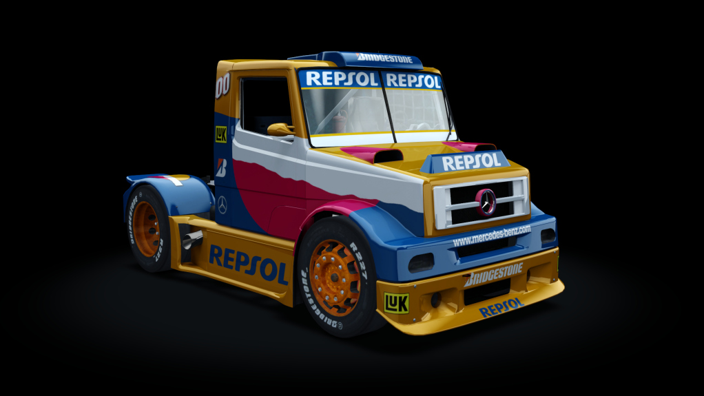 Mercedes-Benz L-series - Formula Truck, skin Repsol