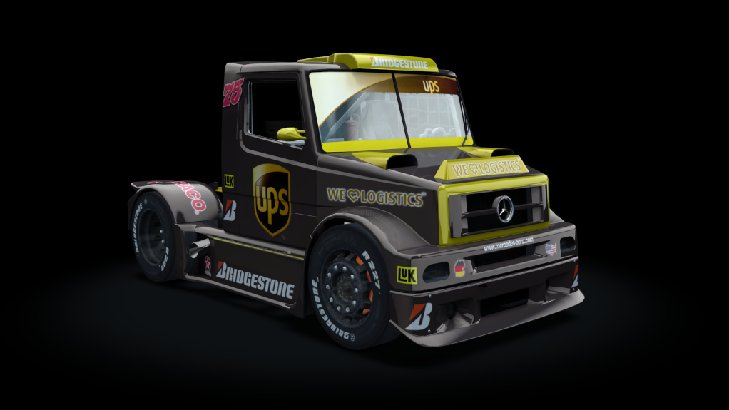 Mercedes-Benz L-series - Formula Truck, skin UPS