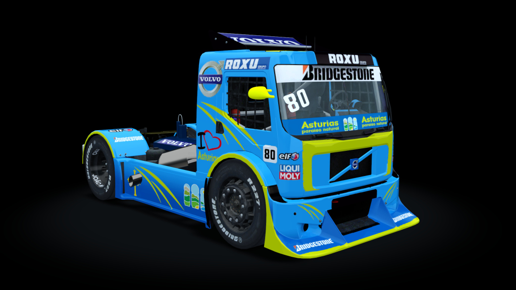 Volvo FH - Formula Truck, skin asturias