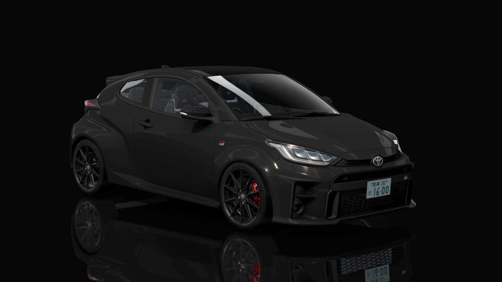 Toyota GR YARIS GR-FOUR RZ, skin Precious black pearl