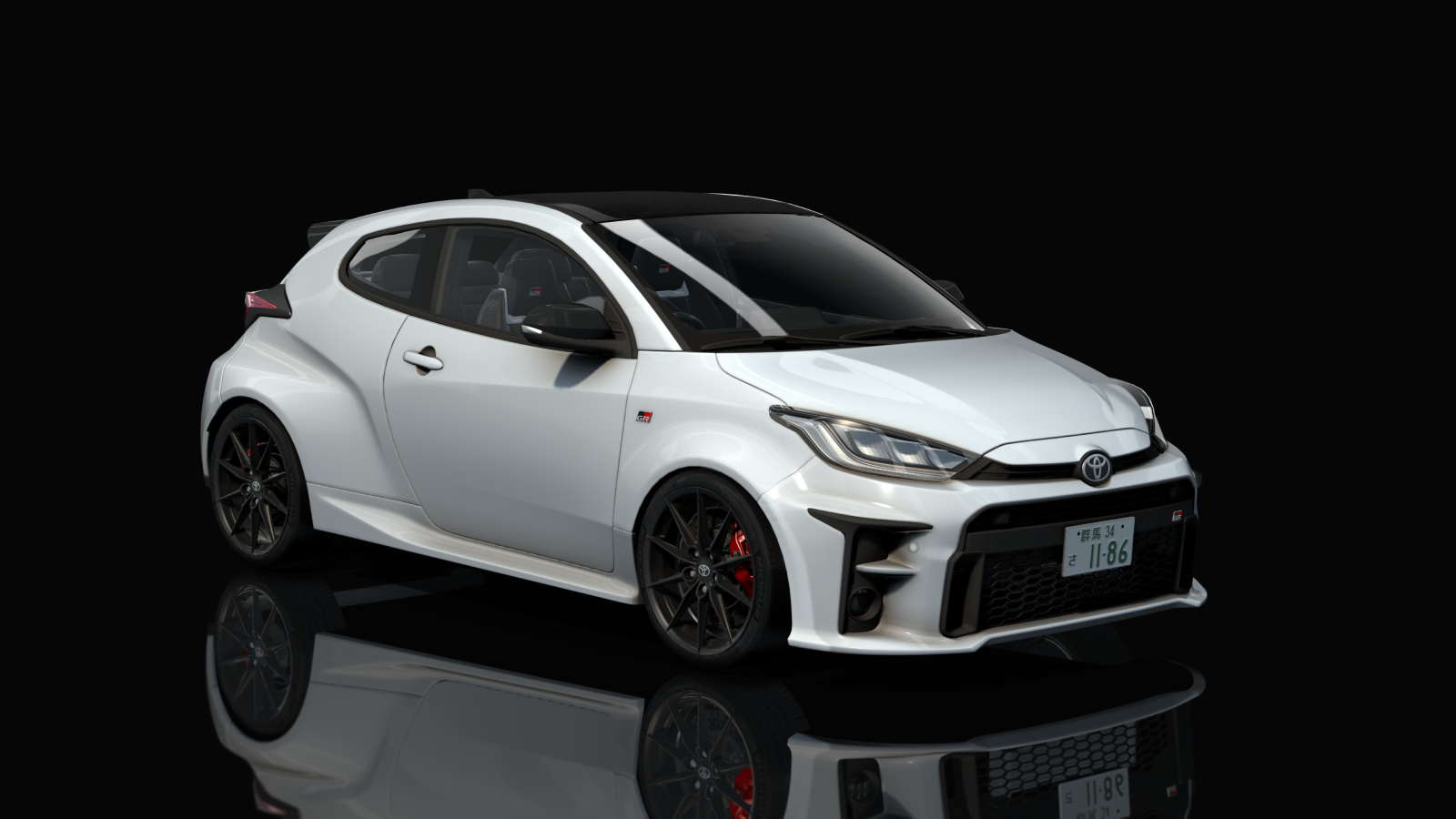 Toyota GR YARIS GR-FOUR RZ, skin Super white II