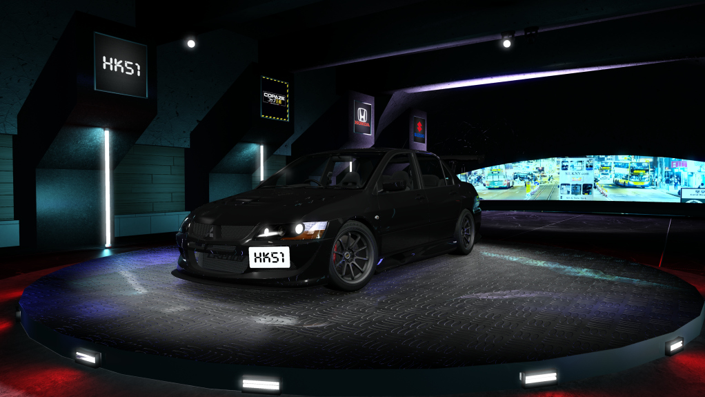 HK51 P1 Mitsubishi Lancer Evolution VIII, skin 01_pyrenees_black_pearl