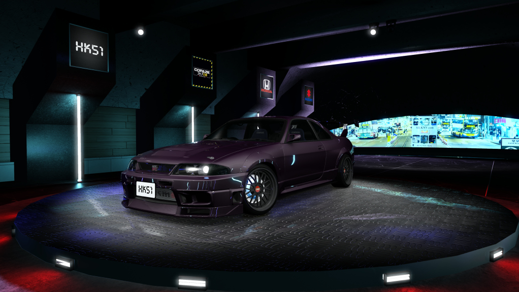 HK51 P1 Nissan Skyline GTR33, skin Midnight_Purple