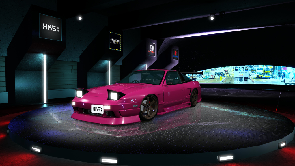 HK51 P1 Nissan Silvia S13, skin pink