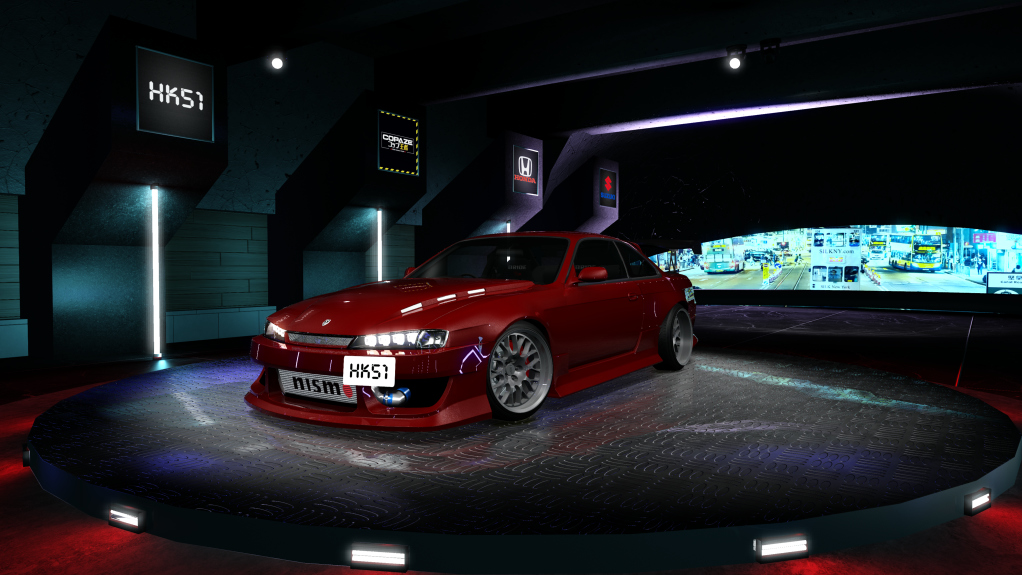 HK51 P1 Nissan Silvia S14, skin red