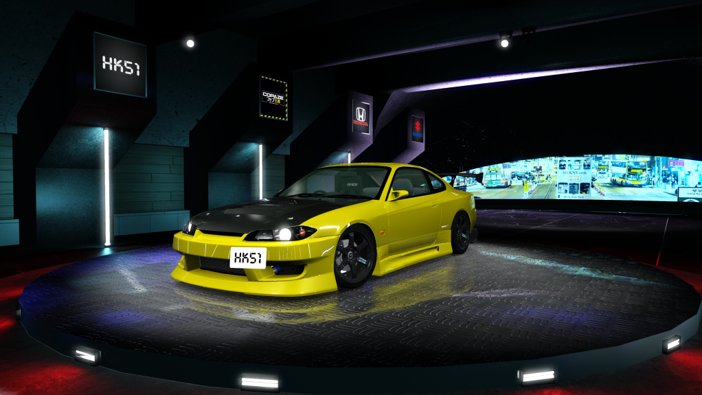 HK51 P1 Nissan Silvia Spec-R S15, skin Lightning_Yellow