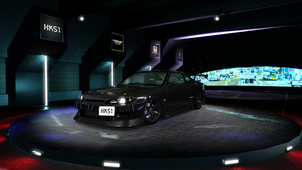 HK51 P1 Nissan Silvia Spec-R S15, skin Super_Black