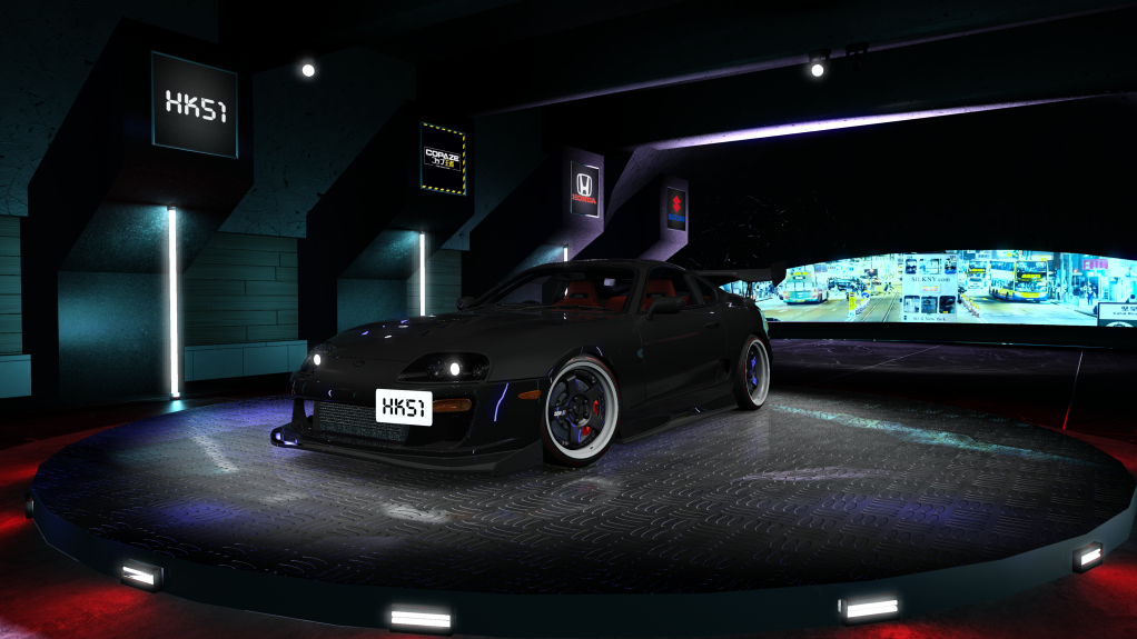 HK51 P1 Toyota Supra A80, skin 05_black