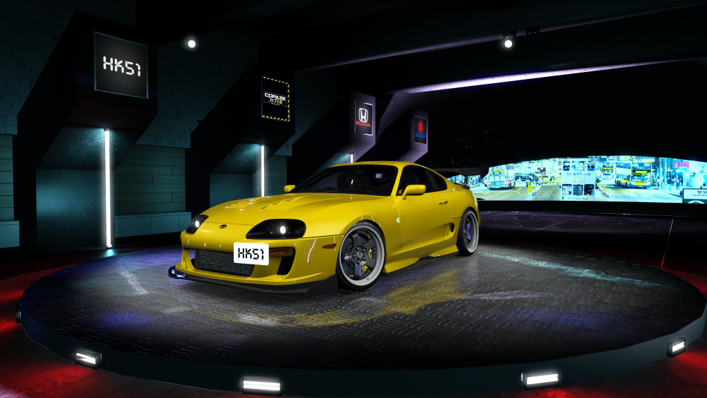 HK51 P1 Toyota Supra A80, skin 09_yellow