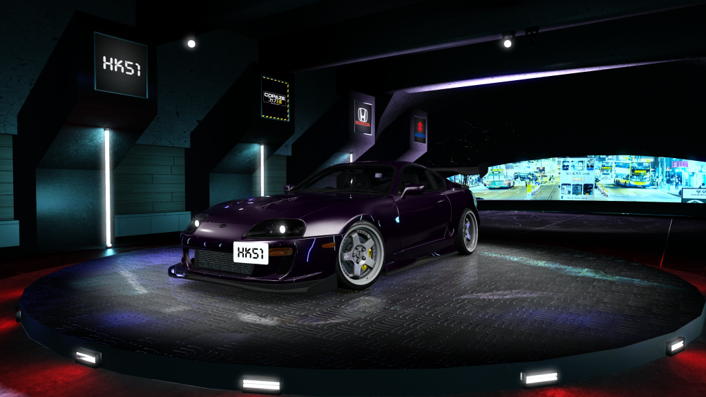 HK51 P1 Toyota Supra A80, skin 10_purple