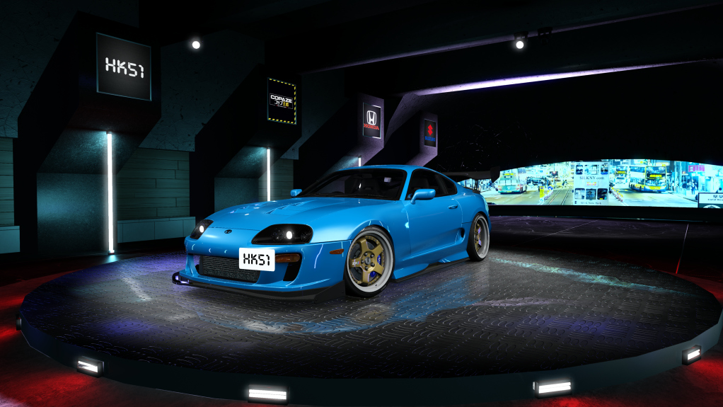 HK51 P1 Toyota Supra A80, skin 15_Cool Blue