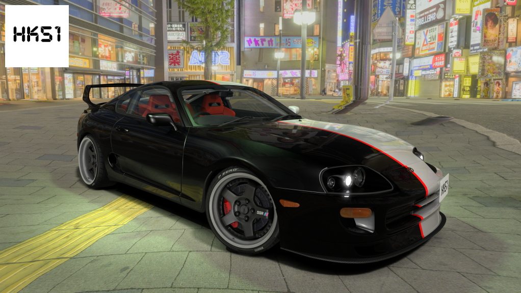 HK51 P1 Toyota Supra A80, skin 16_black_white