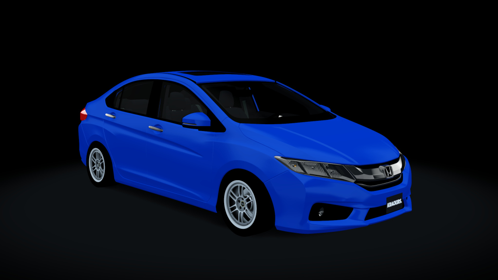 KRACKERS Honda City GM6, skin kracker blue