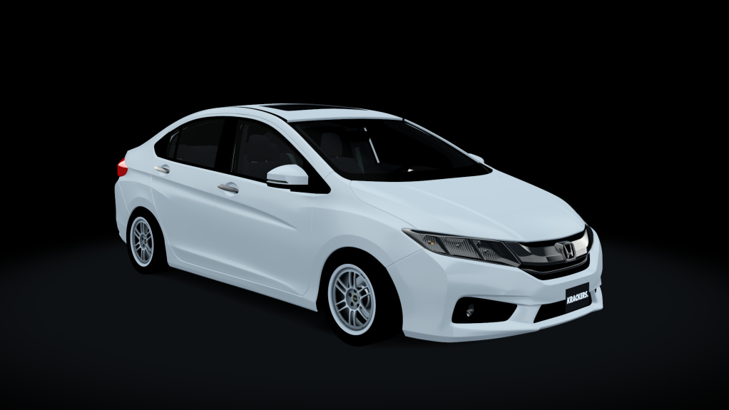 KRACKERS Honda City GM6, skin kracker white