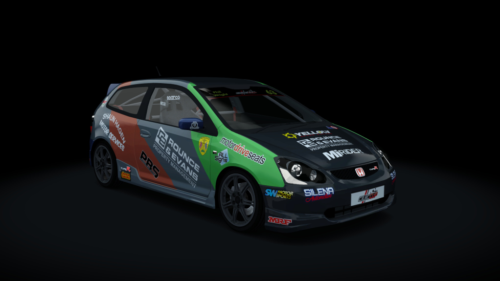 Honda Civic Type R (EP3 Cup), skin Phil Wright