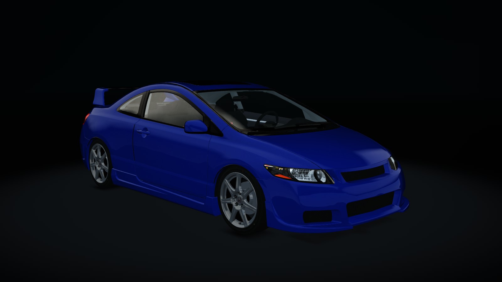 Honda Civic SI 2006, skin Fiji_blue