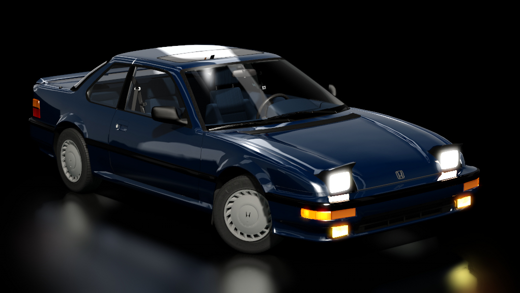 Honda Prelude 2.0Si 1988, skin cobaltblue