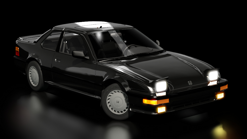 Honda Prelude 2.0Si 1988, skin granadablack