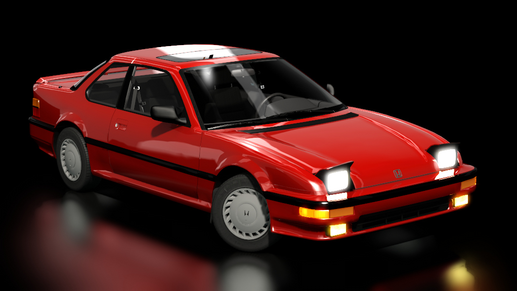 Honda Prelude 2.0Si 1988, skin phoenixred