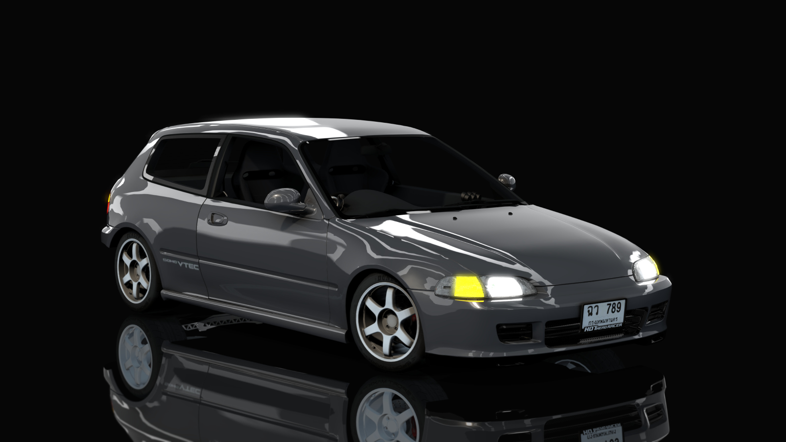 HOTHEAD21 Honda Civic 3 Door, skin Gray